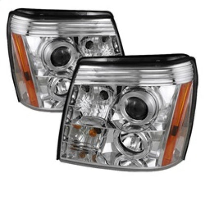 Spyder Cadillac Escalade 02-06 Projector Halogen Model- LED Halo DRL Chrm PRO-YD-CE02-DRL-C 5037930