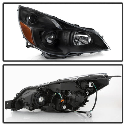 SPYDER xTune 13-14 Subaru Legacy/Outback OEM Style Headlights-Black (HD-JH-SLEG13-AM-BK) 9042317