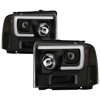 Spyder 05-07 Ford F250/350/450 Super Duty Projector LED Black PRO-YD-FS05V2PL-BK 5087911