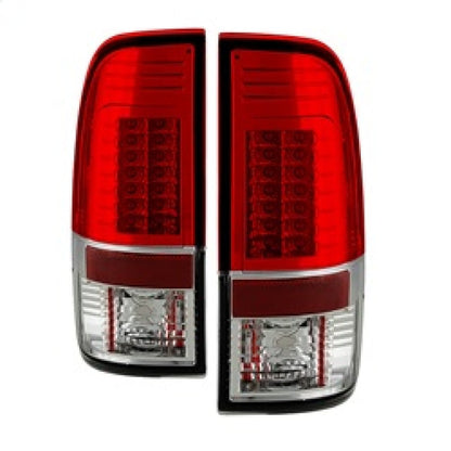 Spyder Ford Super Duty 08-15 Version 2 LED Tail Lights Red Clear ALT-YD-FS07-LED-G2-RC 5029195