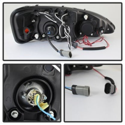 Spyder Pontiac Grand Prix 04-08 Projector Headlights LED Halo LED Blk Smke PRO-YD-PGP04-HL-BSM 5078629