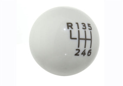 Ford Racing 15-19 Ford Mustang EcoBoost / GT w/ 6-Speed Manual Transmission Bullitt White Shift Knob M-7213-M8B