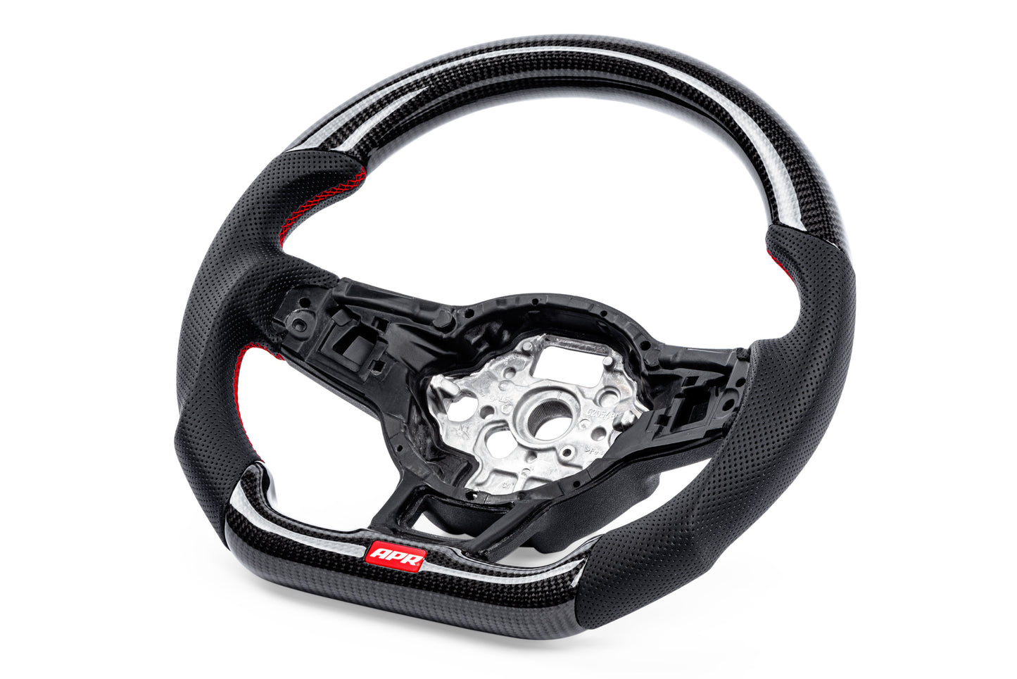 APR Steering Wheel - Carbon Fiber & Perforated Leather
MK7 GTI/GLI Red (For use without Paddles)