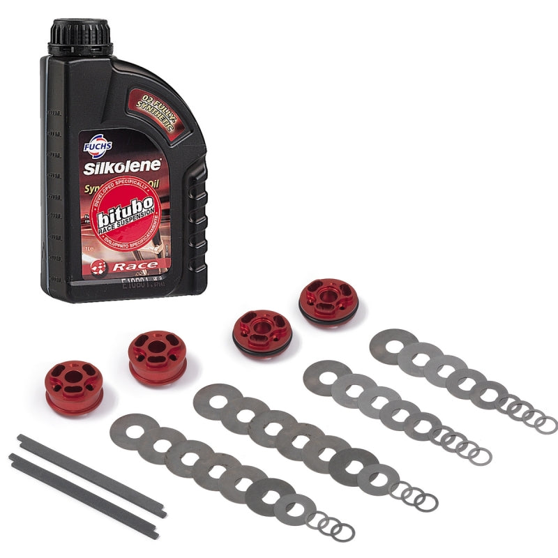 Bitubo Suspension Bitubo KFORK Kit Fork: Rebound-Compression Pistons, Shims,  + 1 Lt. Oil KFORK008
