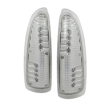 SPYDER xTune Ford Superduty F250-F650 03-07 Amber LED Mirror Signal Lens - Clear ACC-LED-FDSD99-MR-C 9924712