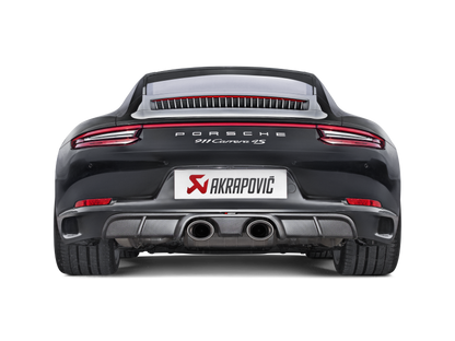 Akrapovic 16-17 Porsche 911 Carrera S/4/4S/GTS (991.2) Slip-On Line (Titanium) w/ Titanium Tips S-PO/TI/5H