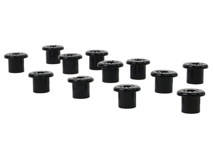 Whiteline 76-86 Jeep CJ7 Spring Eye Front/Rear and Shackle Bushing Kit W72315
