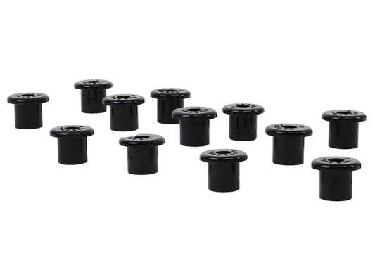 Whiteline 76-86 Jeep CJ7 Spring Eye Front/Rear and Shackle Bushing Kit W72315