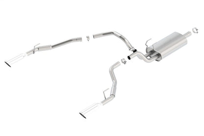 Borla Cat-Back Touring 09-15 Ram 1500 5.7L EC SB Truck Single Spilt Rear Exit Through Bumper 140552