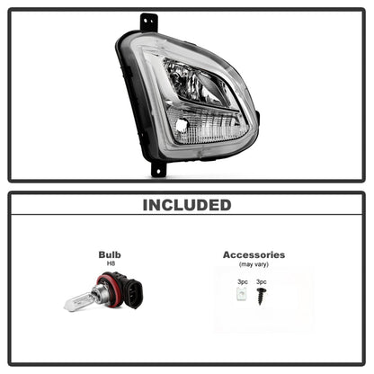 SPYDER OEM Style Fog Light 18-20 Chevy Equinox - Right - Passenger Side (FL-CEQ18-R) 9051005