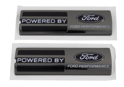 Ford Racing Powered by Ford Performance Fender Badge - Black M-16098-PBFPB