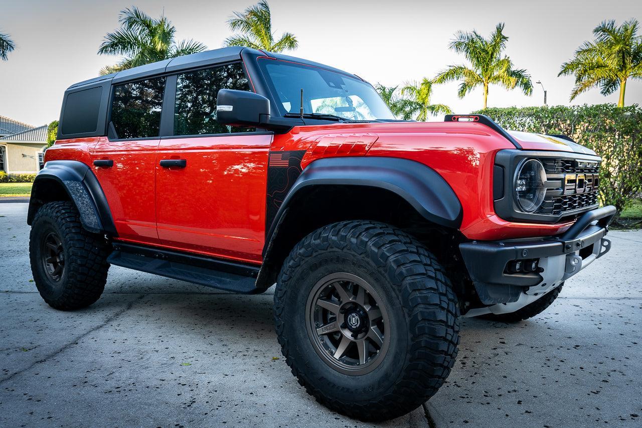 3D Carbon B Pillar Protection Kit - 2021+ Bronco 4 Door