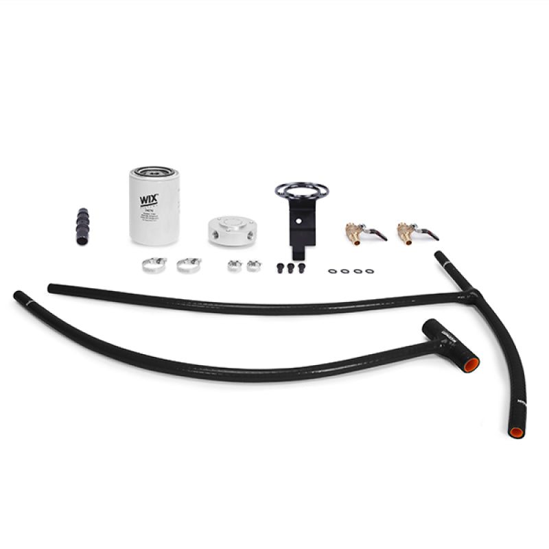 Mishimoto Coolant Filter Kit 2003-2007 Ford Powerstroke 6.0L - Black Hoses