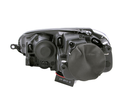 Anzo 2006-2009 Volkswagen Rabbit Projector Headlights w/ Halo Black (CCFL)