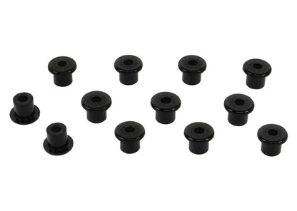 Whiteline 76-86 Jeep CJ7 Spring Eye Front/Rear and Shackle Bushing Kit W72315