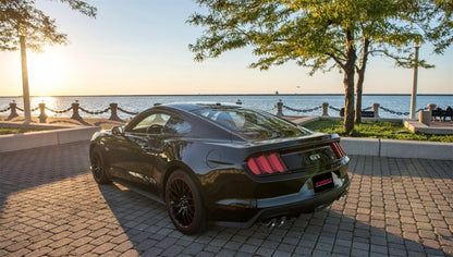 Corsa Performance 15-16 Ford Mustang GT 5.0 3in Cat Back Exhaust Polish Quad Tips