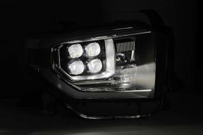 AlphaRex 14-20 Toyota Tundra NOVA LED Projector Headlight Plank Style Alpha Black w/Activation Light 880728 *Discontinued