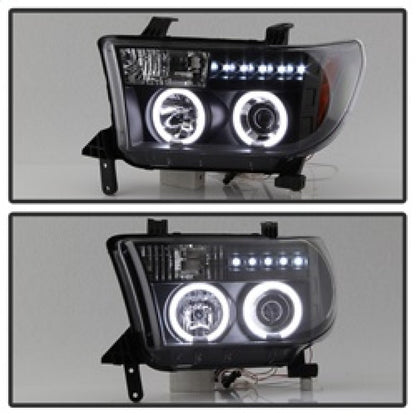 Spyder Toyota Tundra 07-13 Projector Headlights CCFL Halo LED Blk PRO-YD-TTU07-CCFL-BK 5030306
