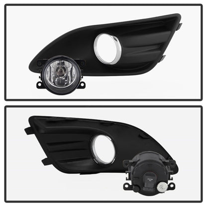 Spyder Ford C-Max 2013-2015 OEM Fog Light W/Universal Switch- Clear FL-FCMAX2013-C 5080332