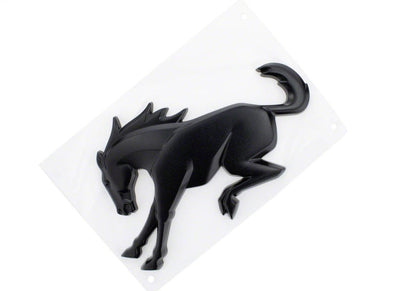Ford Racing Bronco Rear Emblem - Matte Black M-1447-BRMB