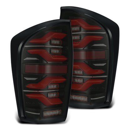 AlphaRex 16-21 Toyota Tacoma LUXX LED Taillights Blk/Red w/Activ Light/Seq Signal 680000 *Discontinued