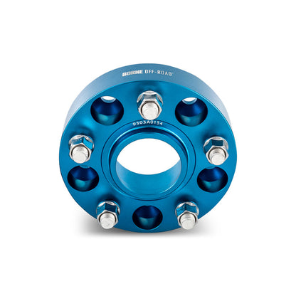 Borne Off-Road Wheel Spacers - 5x127 - 71.6 - 38.1mm - M14 - Blue BNWS-003-381BL