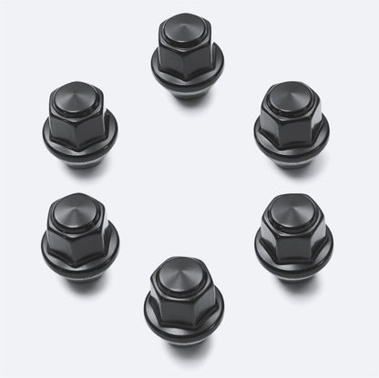 Ford Racing M12 x 1.5 Black Lug Nut - Set of 6 M-1012-BR