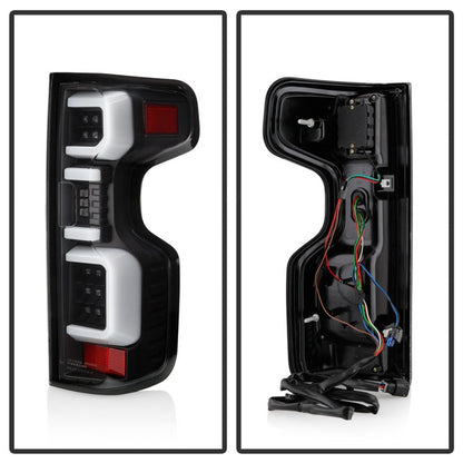 Spyder Chevy Silverado 19-20 (Do Not Fit Halogen Model) LED Tail Light Blk ALT-YD-CS19LED-BK 5087270