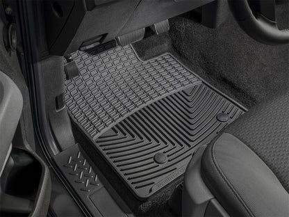 WeatherTech 07+ Chevrolet Silverado GMC Sierra Front Rubber Mats - Black