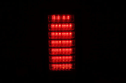 Anzo 2003-2009 Hummer H2 LED Tail lights Red/Clear