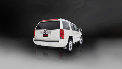 Corsa Performance 11-13 Cadillac Escalade 6.2L V8 Polished Sport Cat-Back Exhaust