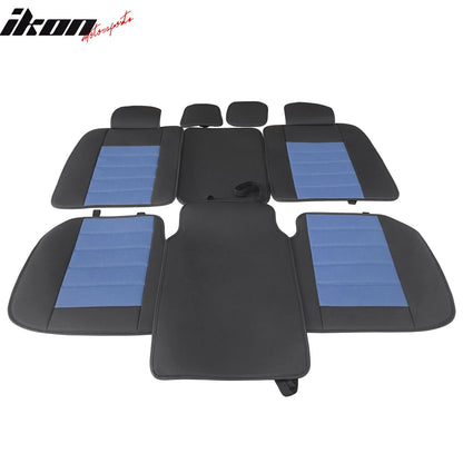 2009-2025 Ford F150 Crew Cab PU Leather Car Seat Cover w/ Pocket