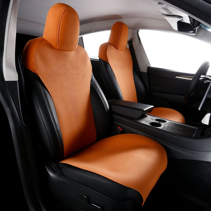 2017-2023 Tesla Model 3 Seat Covers Cushions V1 Suede Leather