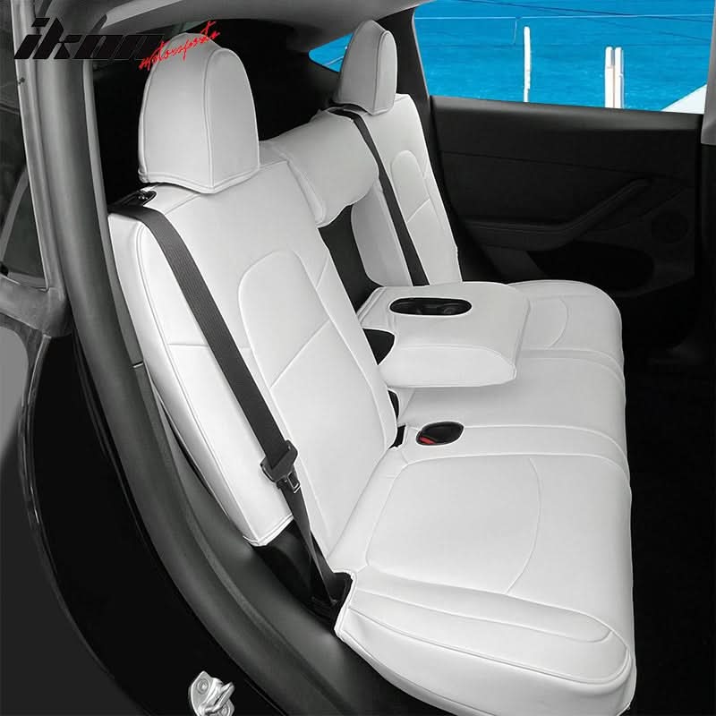 2020-2024 Tesla Model Y Front Rear 5-Seat Seat Covers Leather