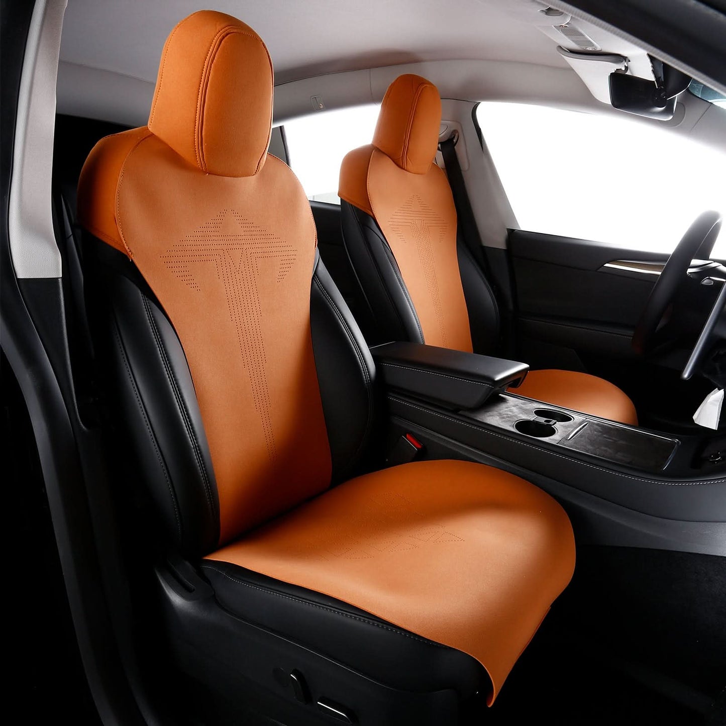 2020-2024 Tesla Model Y Seat Covers Cushions V1 Suede Leather