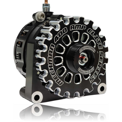 Mechman 400 Amp Black Billet High Output Alternator 2019-2023 GM Truck / SUV - OEM Stretch Belt