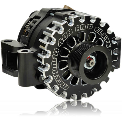 Mechman 400 Amp Billet Elite Series Alternator 2008-2010 Ford 6.4L Power Stroke Super Duty
