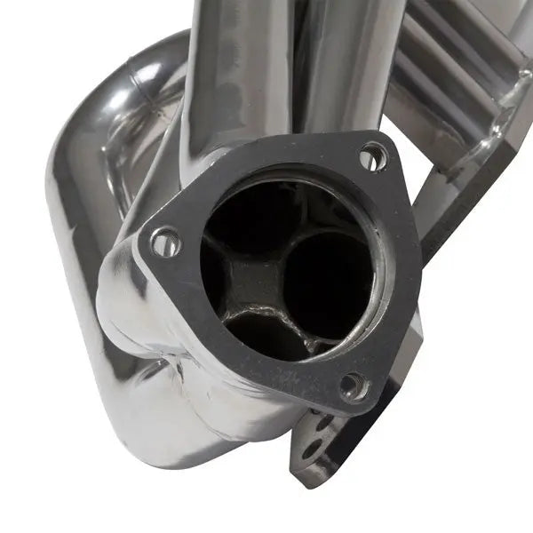 Chevrolet GM Truck SUV 5.0 5.7 1-5/8 Shorty Exhaust Headers Polished Silver Ceramic 96-99