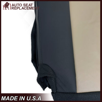 2007 2008 Ford Expedition Eddie Bauer Driver Or Passenger Side Bottom Seat Cover In 2 Tone Tan (Tan- Black)