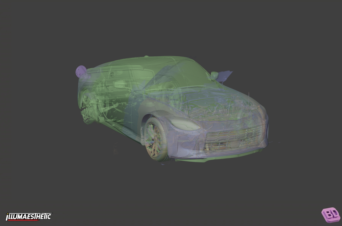 Nissan 400Z (RZ34) 3D Scan (2022+)