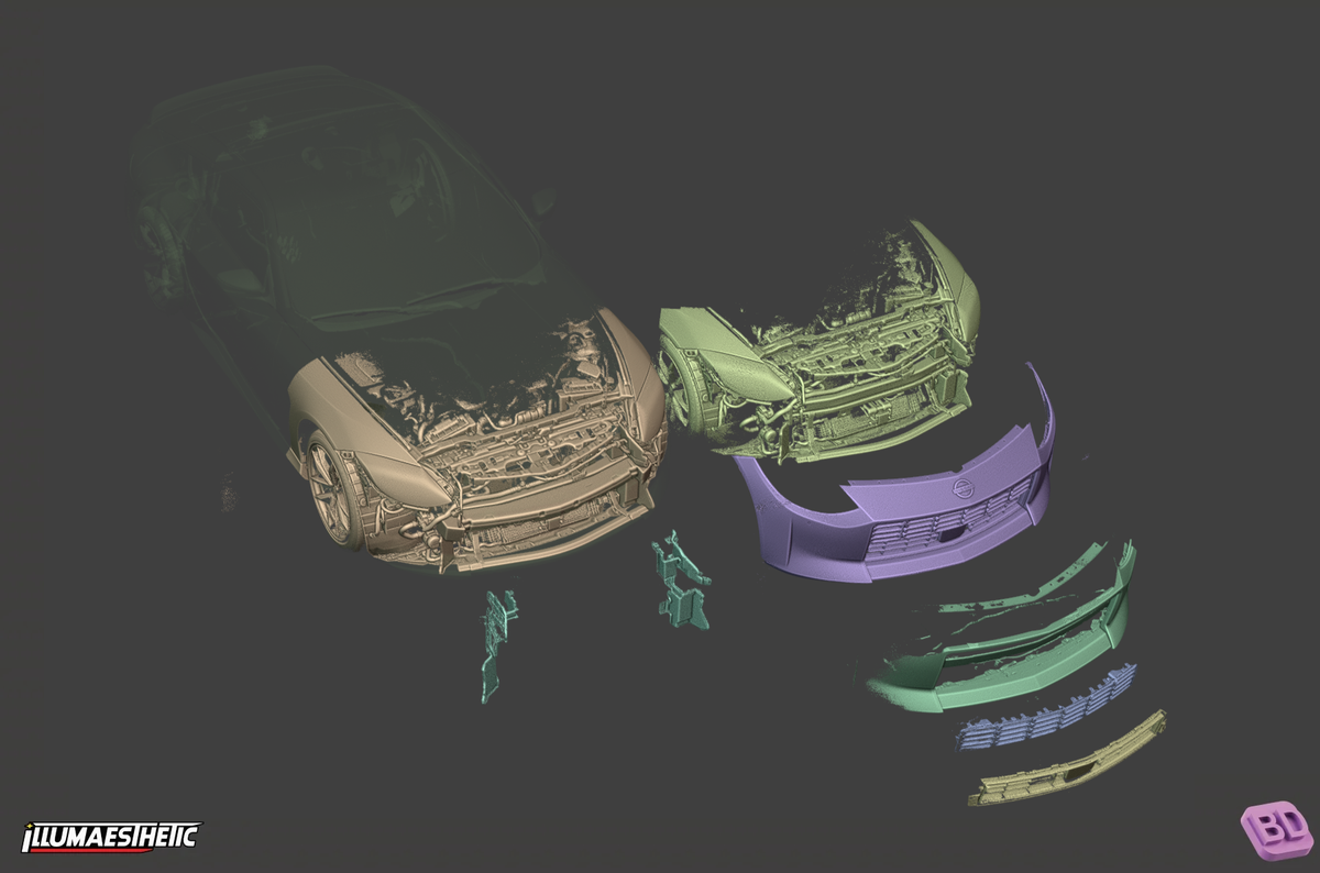 Nissan 400Z (RZ34) 3D Scan (2022+)