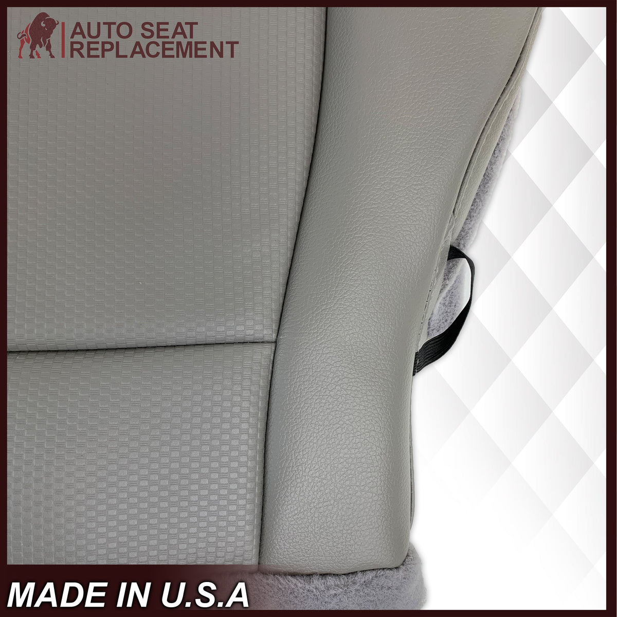 2015-2020 Ford F150 XL STX Work-Truck Base W/T Single-Cab Gray Seat Covers