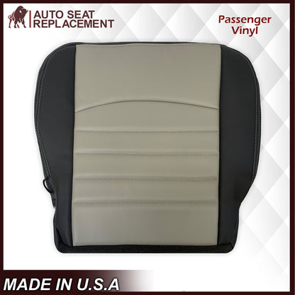 2009 2010 2011 2012 Dodge Ram Work Truck Replacement Vinyl Seat Covers 2-Tone Gray/Dark Gray: Choose your side