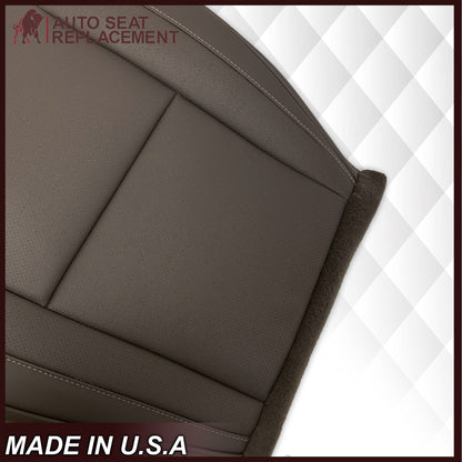 2007-2014 Cadillac Escalade Platinum Edition Replacement Synthetic Leather or Genuine Leather Seat Cover In Brown