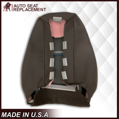 2007-2014 Cadillac Escalade Platinum Edition Replacement Synthetic Leather or Genuine Leather Seat Cover In Brown
