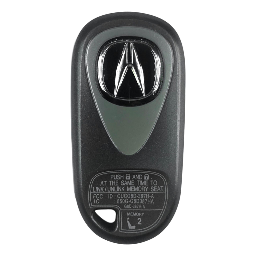 Acura TL TSX 2004-2008 OEM 4 Button Keyless Entry Remote OUCG8D-387H-A
