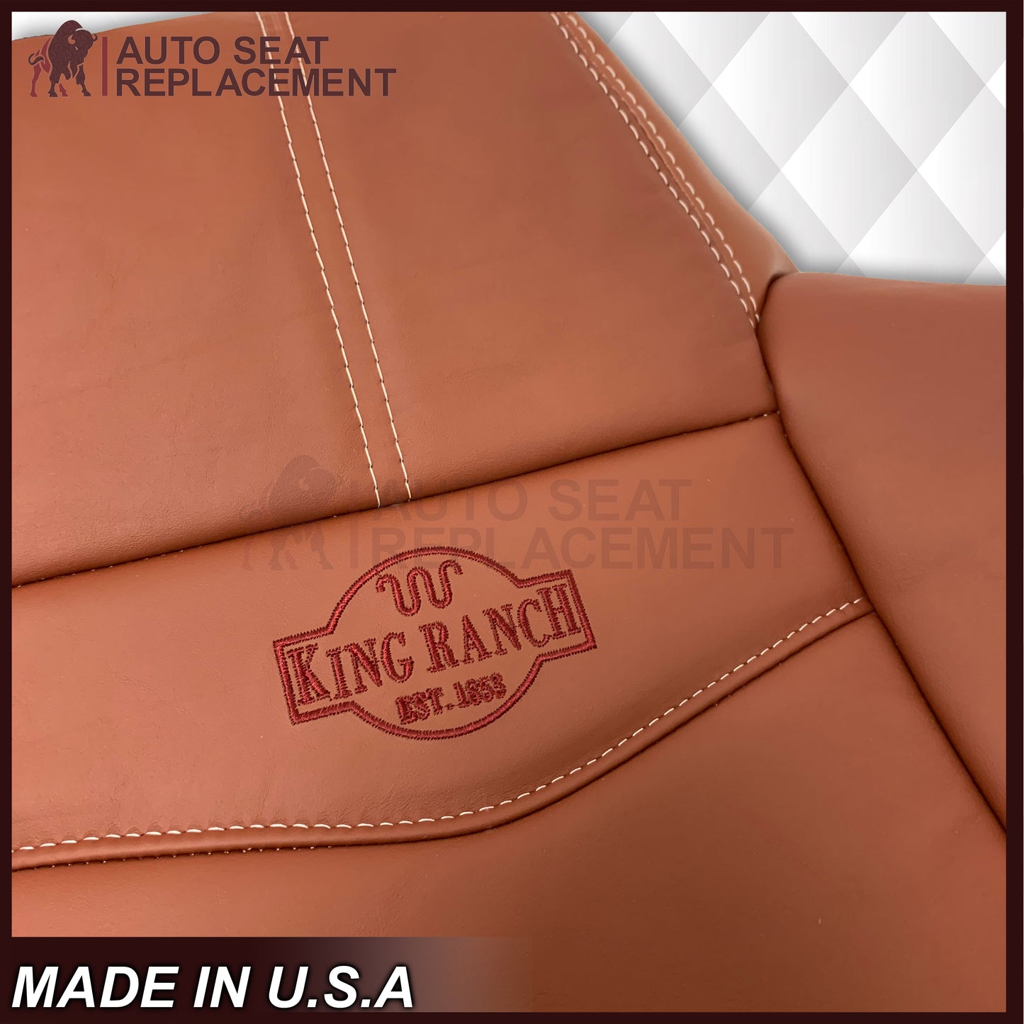 2008-2010 Ford F-250 F-350 F-450 F-550 Lariat Seat Cover in King Ranch: Choose From Variants