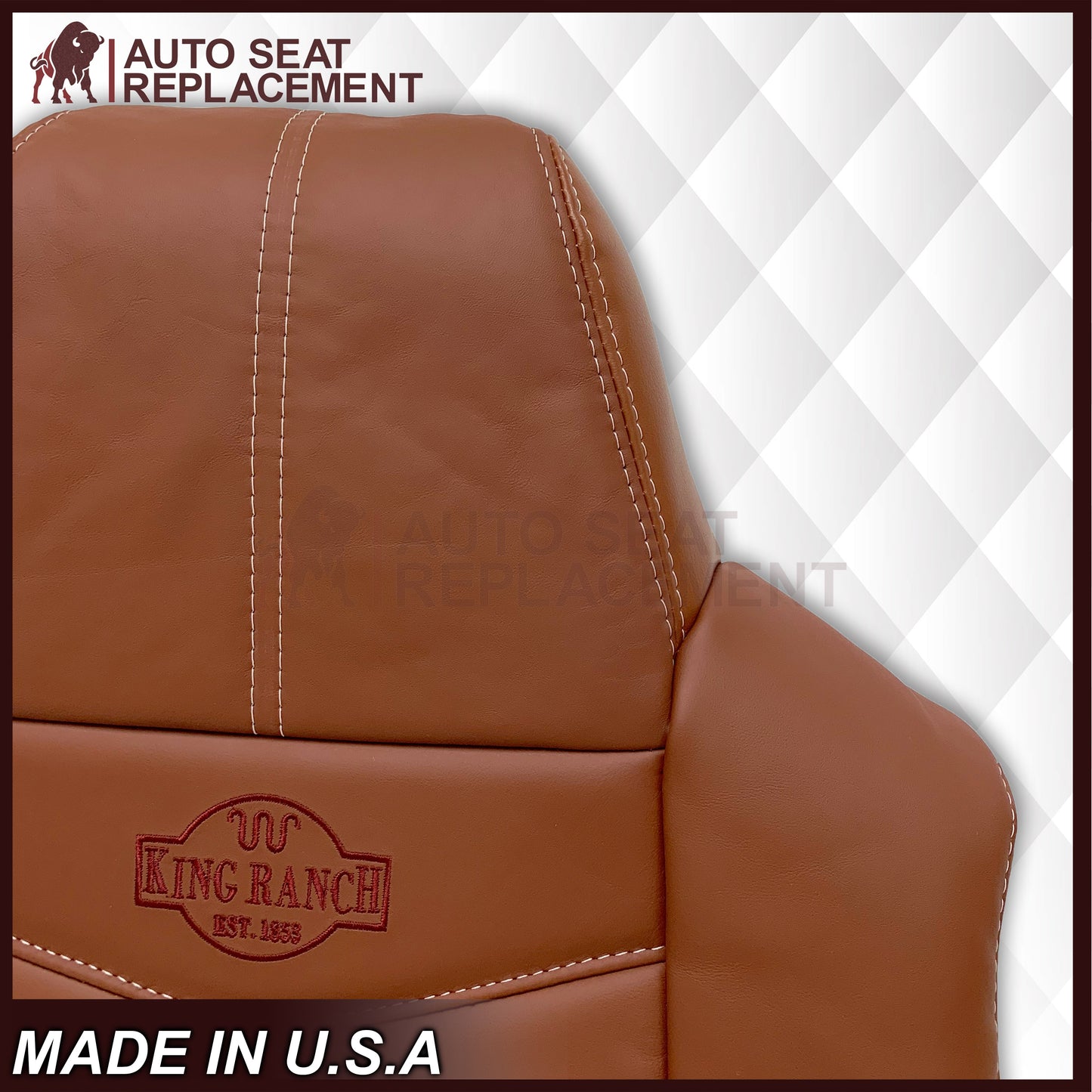 2008-2010 Ford F-250 F-350 F-450 F-550 Lariat Seat Cover in King Ranch: Choose From Variants