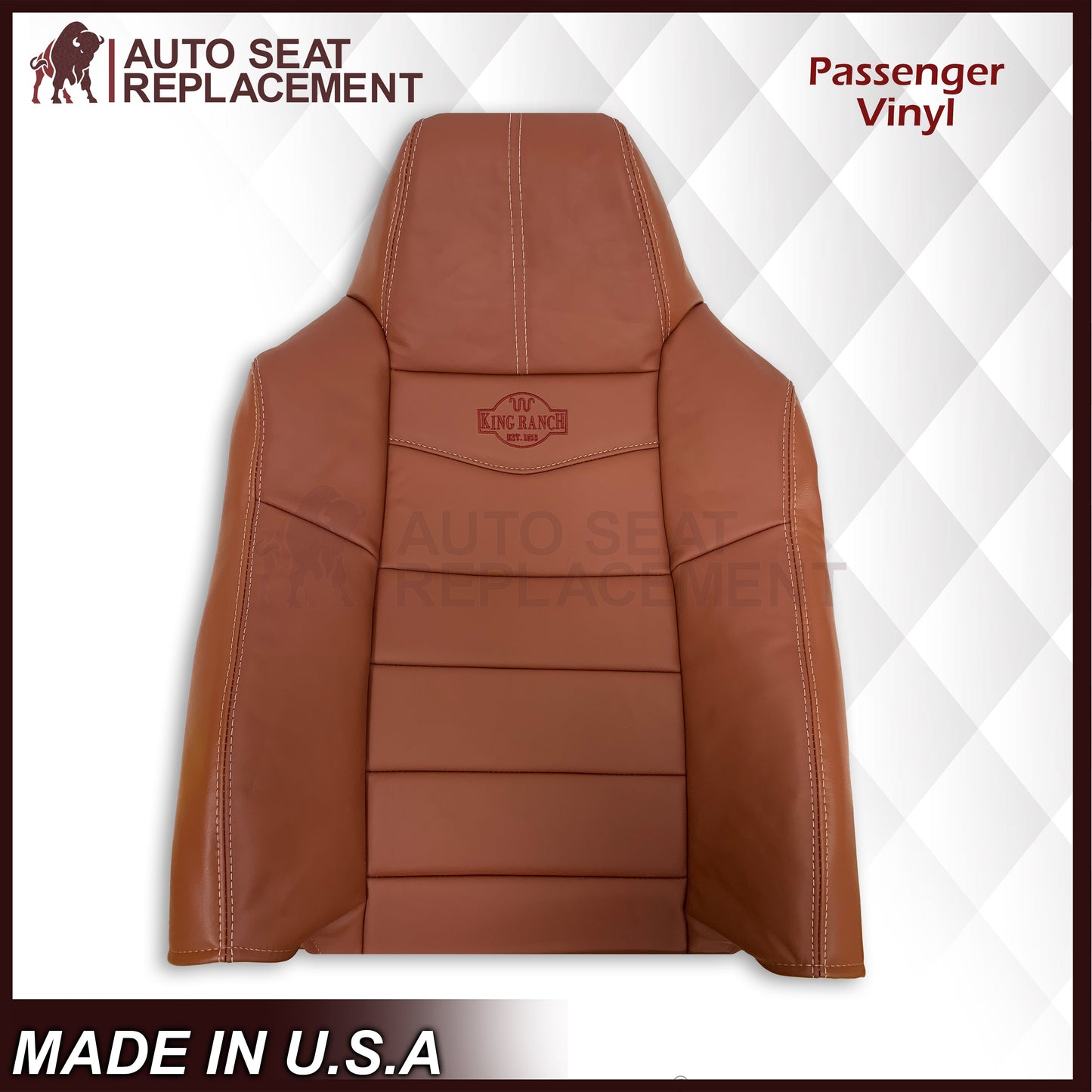 2008-2010 Ford F-250 F-350 F-450 F-550 Lariat Seat Cover in King Ranch: Choose From Variants