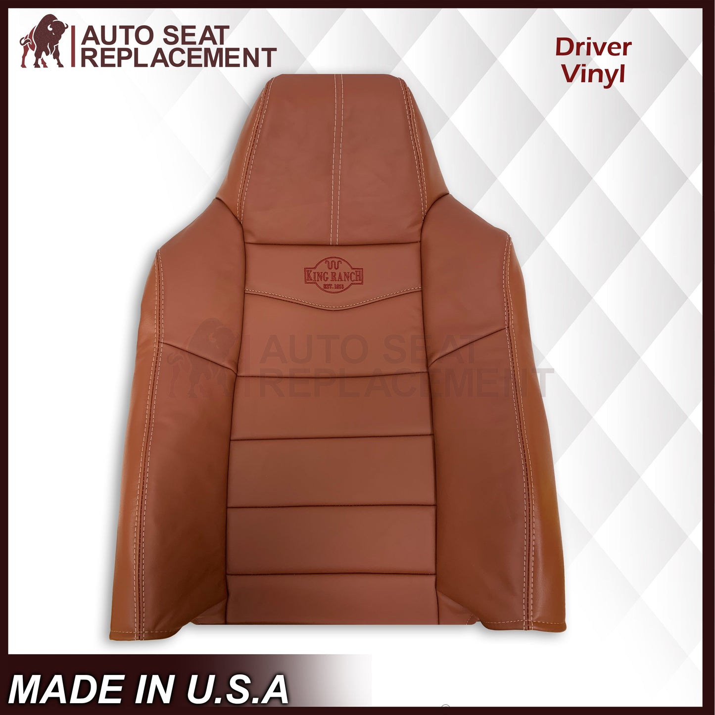 2008-2010 Ford F-250 F-350 F-450 F-550 Lariat Seat Cover in King Ranch: Choose From Variants